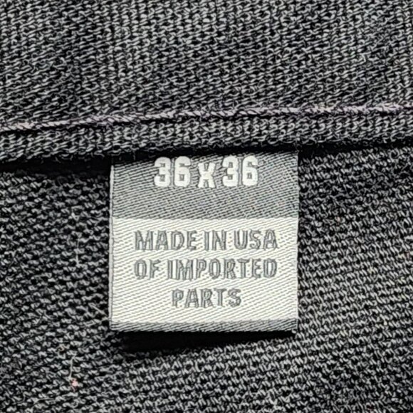 Carhartt Loose Fit Washed Duck Double-Front Utility Work Pants 36x36 Black Mens - Picture 8 of 12